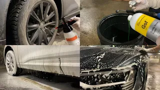 Winter cleaning - Dirty Audi E-tron