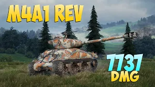 M4A1 Rev - 2 Frags 7.7K Damage - Gave an misfire! - World Of Tanks