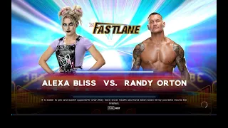 Alexa Bliss vs Randy Orton WWE 2K22