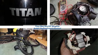 Cheap Titan Wet & Dry DIY Vac - Switch Replacement Guide!