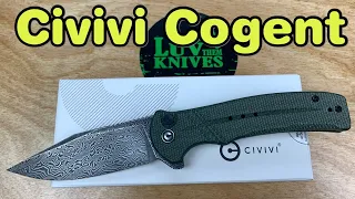 Civivi Cogent button lock flipper knife/includes disassembly/ Civivi Relic made better ?
