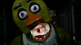 CHICA TRIED TO EAT ME!!!! | Five Nights At Freddy's #1