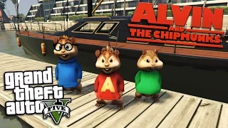 GTA 5 Mods - ALVIN AND THE CHIPMUNKS MOD w/ ALVIN, SIMON & THEODORE (GTA 5 Mods Gameplay)