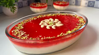 Mahlabia Arabic Dessert | Arabian sweet dessert recipe | Easy sweet dessert recipe