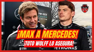 ¡Wolff asegura que Verstappen irá a Mercedes! Y da su lista de candidatos por si esto no sucede