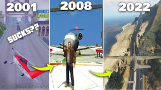 Is it possible to land a Plane on Road in GTA Games ( 2001 - 2022 ) |