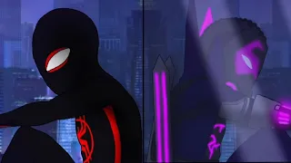 Spider-man: Across the Spider-verse (speedpaint) Miles Morales & The Prowler(Miles)