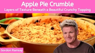 Apple Crumble Pie Classic Dutch Streusel Top Recipe (Easy Bake) - Gordon Ramsay