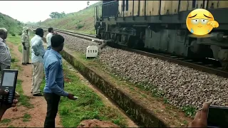 Train accident Of A buffalo