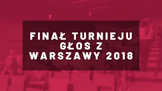 Debata Finałowa Turnieju Debat Oksfordzkich "Głos z Warszawy" 2018