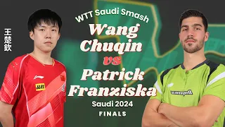 FULL | Wang Chuqin vs Patrick Franziska (Finals, WTT Saudi Smash 2024)