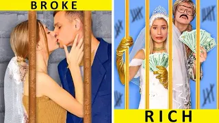 Rich Jail vs Broke Jail! Funny Situations & DIY Crafts by Mr Degree