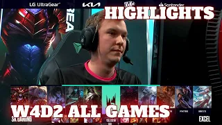 LEC W4D2 All Games Highlights | Week 4 Day 2 S12 LEC Summer 2022