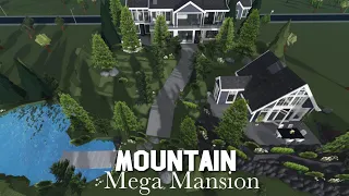 Mountain MEGA Mansion Bloxburg Speedbuild