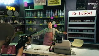 GTA 5 - Liquor Store Robbery + Six Star Escape