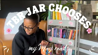 TBR prompt jar chooses my MAY reads! 🌸📚🫙*may tbr*