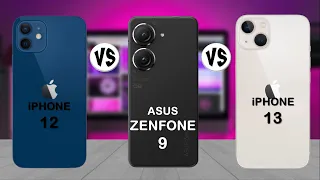 Asus Zenfone 9 vs iPhone 12 vs iPhone 13 - Comparison