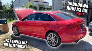 Odbudowa Audi A3 8V 2.0 TFSI Quattro z Copart USA. Piękna sztuka. Było warto! | Red Part 1