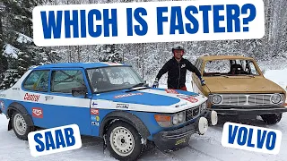 Saab 99 EMS vs Volvo 145 "Sport" | Which of these two is faster? |