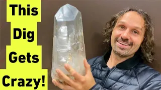 Giant Clear Quartz Crystals Found in Arkansas!