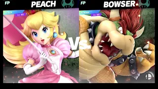 Super Smash Bros Ultimate Amiibo Fights – Request #16937 Peach vs Bowser