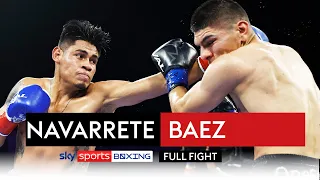 FULL FIGHT! Emanuel Navarrete's BRUTAL KO leaves Eduardo Baez floored in agony! 😱