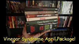 Vinegar Syndrome April Package and Unboxing!