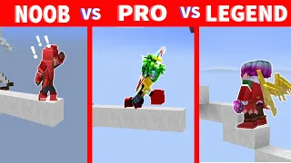 NOOB vs PRO vs LEGEND - Speed Bridging In Bed Wars | Blockman Go Gameplay (Android , iOS)