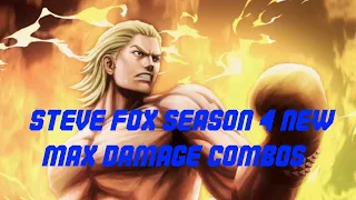 Steve Fox Season 4 New Normal And Max Damage Combos