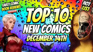 TOP 10 New Comic Books December 14th 2022 🔥 COMIC REVIEWS, COVERS, & KEYS 🔥