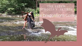 The Elder Scrolls V: Skyrim - The Dragonborn Comes (Harp Cover)