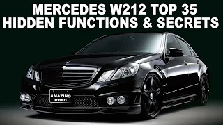 Mercedes W212 Top 35 Hidden Functions, Secrets and Useful Tips / Full Secrets Mercedes W212
