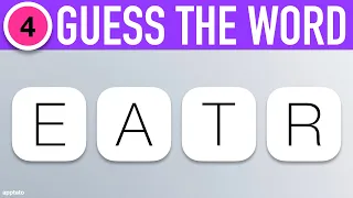 Scrambled Word Games Vol. 4 - Guess the Word Game (4 Letter Words)