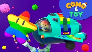 Como | Spaceship 3 | Learn colors and words | Cartoon video for kids | Como Kids TV