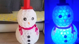 DIY SNOWMAN of CUPS | Amazing Holiday DIY Projects