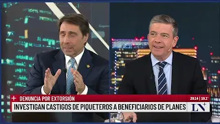 Piqueteros imputados por extorsión: el análisis en "El pase 2024" con Eduardo Feinmann y Pablo Rossi