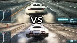 NFS Most Wanted 2 - Bugatti Veyron SS vs Hennessey Venom GT