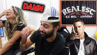 EMINEM SMOKED EVERYBODY 🔥 l Ez Mil & Eminem - Realest (Official Lyric Video) REACTION