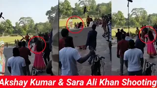 Akshay Kumar & Sara Ali Khan AtrangiRe Shooting Video #shorts