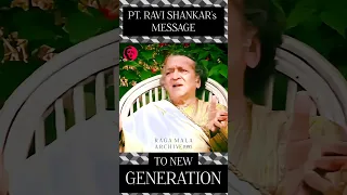 Ravi Shankar's message for the younger generation! ❤️🙏🏼