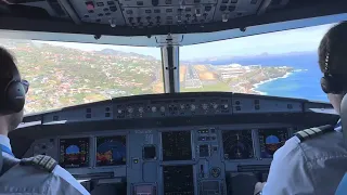 Crosswind landing at Madeira