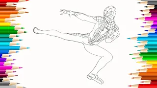 Spidey's Palette: Vibrant Spider Man Coloring | Colorful Creations