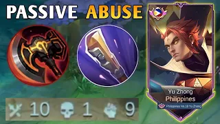 YU ZHONG NEW BUFF ITEM FOR PASSIVE ABUSE! | YU ZHONG BEST BUILD 2024 - MLBB