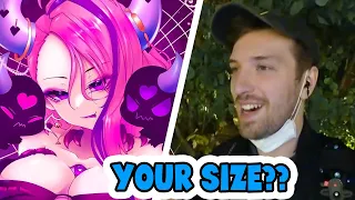 CDawgVA Asks Ironmouse Her Body Size And She Shyly Reveal It