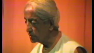 J. Krishnamurti - Rajghat 1984 - Public Talk 1 - What is the significance of our daily life?