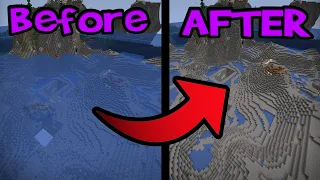 I DRAINED The Minecraft OCEAN With PHYSICS