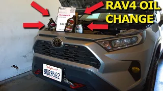 Toyota Rav4 2019 2020 2021 2022 Oil Change