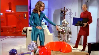 Erin Gray (Wilma Deering) Bending in Tight Shiny 70's Spandex 1080P BD ENHANCED