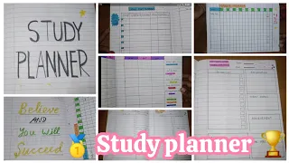 homemade study planner // inspiration by animate aishu channel