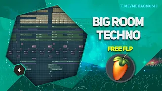 Big Room Techno In FL Studio 20 (+FREE FLP/Бесплатный FLP) #flstudio #freeflp #bigroom #techno